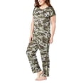 thumbnail image 3 of Lucky Brand Women's 4 Piece Pajama Set, Tee, Tank, Short, & Pant, 3 of 7