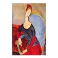 thumbnail image 2 of Posterazzi BALXBP335647LARGE Mme Hebuterne in A Blue Chair 1918 Poster Print by Amedeo Modigliani - 24 x 36 in. - Large, 2 of 4