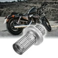 thumbnail image 2 of Motocicleta Escape Silenciador Escape Silenciador Tubo Deflector Plateado Tono 100 mm x 60,5 mm, 2 of 6