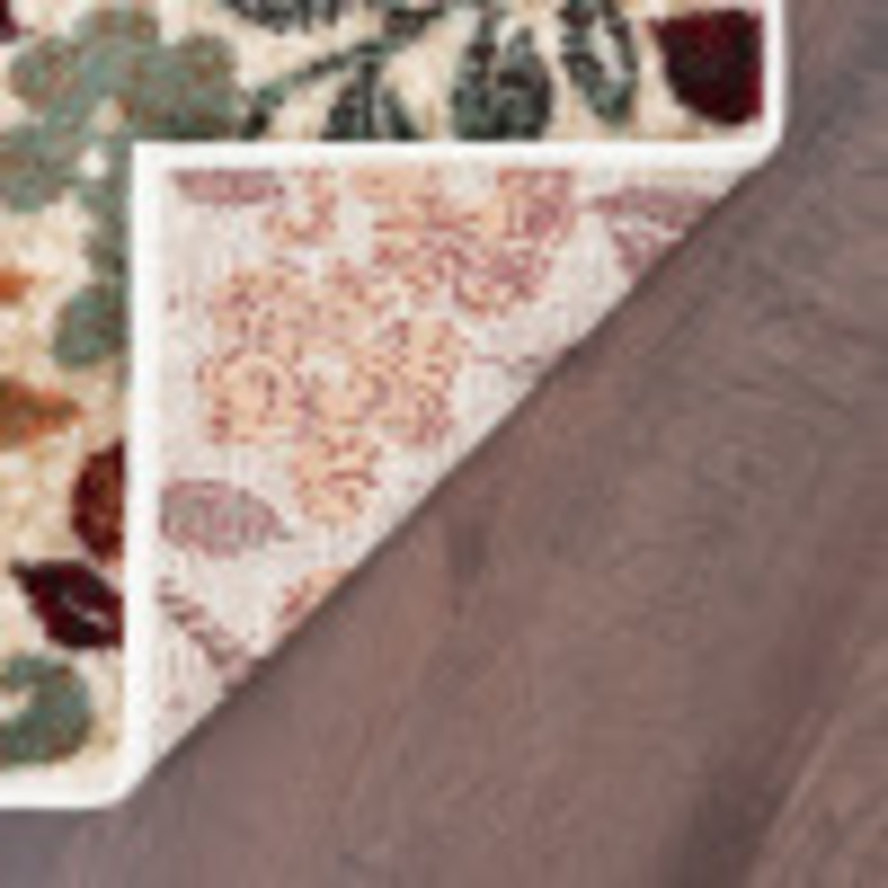 Deco Transitional 8' x 10' Cream and Seafoam Polypropylene Indoor Area Rug