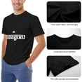 thumbnail image 6 of Gabagool Men's Cotton HD Print Short Sleeve T-Shirt Crew Neck Top Black XL, 6 of 7