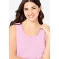 thumbnail image 4 of Dreams & Co. Plus Size Knit Sleep Tank, 4 of 6