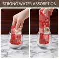 thumbnail image 6 of 4 Pcs Pioneer Flower Floral Print Pattern Funny Kitchen Towels, Microfiber Dish Towels, Kitchen Tea Towels Set 18" X 26", 6 of 6