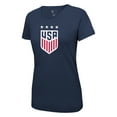 thumbnail image 3 of Icon Sports Women's Becky Sauerbrunn Blue USWNT Player Name & Number T-Shirt, 3 of 3