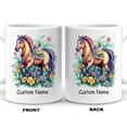 thumbnail image 6 of Cute Horse Coffee Mug – Customizable Gift for Horse Lovers, Parents, Kids, Friends – Personalized Ceramic Cup 11oz 15oz – Great for Equine Enthusiasts, 6 of 6