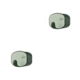 thumbnail image 4 of Moyic Gancho para colgar en la pared, soporte de almacenamiento de ropa sin perforaciones, colgador de bolso, estante trasero para puerta Verde 2piezas, 4 of 6
