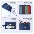 thumbnail image 5 of 7pc conjunto de bolsa de ropa embalaje cuadrado multifuncional maleta organizador maleta organizador vacaciones Tr Hy, 5 of 5