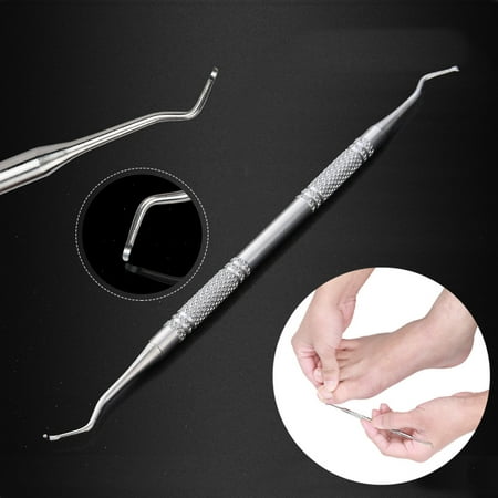 DANCINGNAIL Ingrown Toe Nail Lifter File Double Ended Sided Pedicure Manicure Tool (Best Manicure Upper West Side)