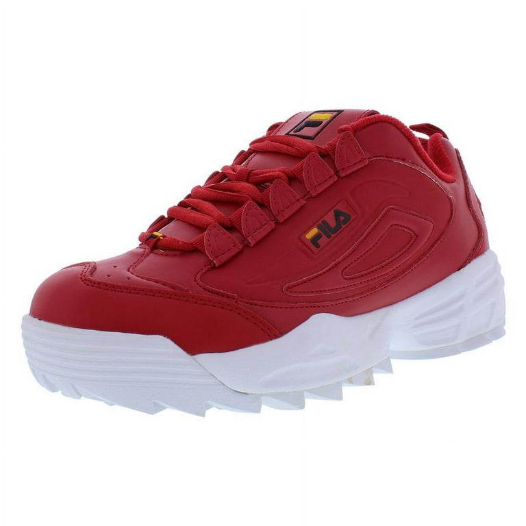 Fila Disruptor 3 Mens Shoes Size 7, Color: Red/Black/Gold Fusion