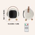 thumbnail image 3 of EUDIDV Portable Room Heater Household Desktop Heater , Heating And Cooling, Airflow Cooler, Warmer, Super Wind Speeds, Suitable For Home Office, Bedroom,With Remote Control Electric Heater, 3 of 7