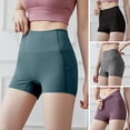 thumbnail image 1 of Pantalones cortos de yoga para mujer Cintura alta Push Up Seamless Bodycon Gym, 1 of 8