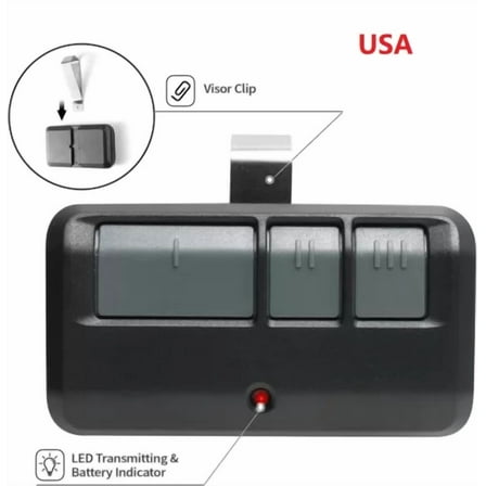 953Ev-P2 Garage Door Remote For Liftmaster Chamberlain 893Lm 81Lm 3 Buttons