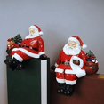 thumbnail image 3 of Artesanías de resina de Papá Noel creativas nórdicas, adornos para la decoración del hogar, sala de estar, escritorio, regalos de Navidad B, 3 of 5