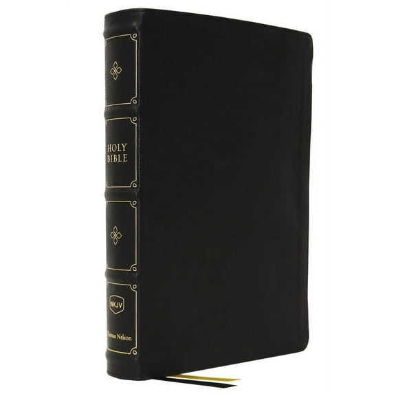 Nkjv, Large Print Verse-By-Verse Reference Bible, MacLaren Series, Leathersoft, Black, Comfort Print: Holy Bible, New Ki, (Hardcover)