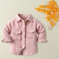 thumbnail image 2 of Coerni Baby Boys Shirt Jacket Plaid Buffalo Shacket Flannel Tartan Plaid Checkered Kids Turn Down Collar Button Tops Poplin Shirt, 2 of 8