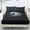 Horse Black, variant on Xixirimido Schnauzer Paws Blue Print 3Pcs Fitted Sheet Set Soft Bed Sheet with 2 Pillowcases Wrinkle Resistant Bedding Set Breathable Mattress Sheets, Queen Size