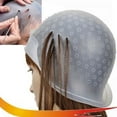 thumbnail image 3 of bestolf Highlights Hat Universal Bright Color Lightweight Soft Silicone Hair Dyeing Cap, 3 of 7