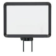 Lavi Industries 50-1141SH-S-MB Horizontal Swivel Mount Sign Frame, 8.5 x 11 In. Matte Black