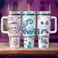 thumbnail image 2 of Jack Skellington Engraved Tumbler 40oz, Jack Burton Scary Spooky Tumbler, Nightmare Before Christmas Tumbler, Disney Halloween Tumbler, 2 of 3