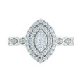 thumbnail image 3 of 1/2 Carat Prong Set Diamond Ring in 14K White Gold (Ring Size 10.25) (I1-I2 Clarity), 3 of 6