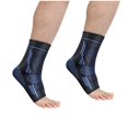 thumbnail image 3 of Mens Toeless Crew Socks Casual Color-Block Stretchy Protection Breathable Compression Nylon Athletic Workout Running Boot Sock, 3 of 3