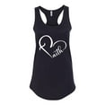 thumbnail image 2 of Wild Bobby Heart Made Of Faith Inspirational/Christian Women Racerback Tank Top, Black, Small, 2 of 5
