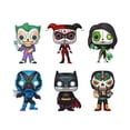 thumbnail image 1 of ¡Funko Pop! Juego de 6 piezas para Halloween, Día de los DC, Bane, Batman, etc., 1 of 7
