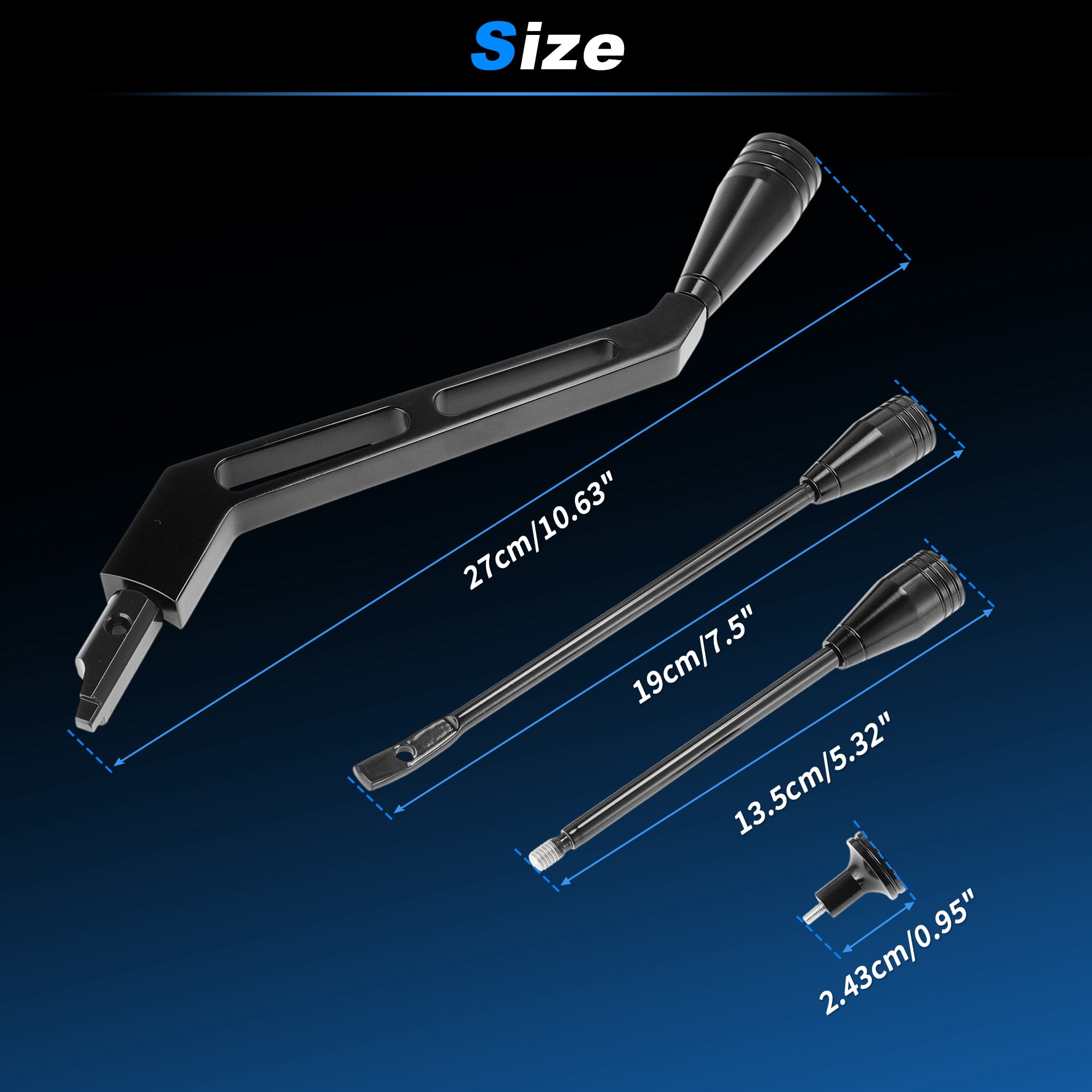 Unique Bargains Turn Signal Tilt Lever Kit for GM 67-94 Standard Column Shifter Black