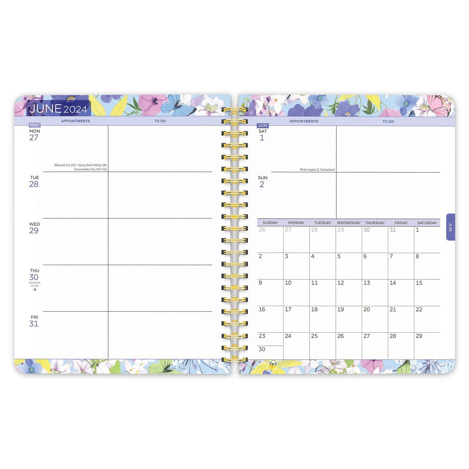 BrownTrout House of Turnowsky Flower Shop Two 2024 6x7.75 Inch Desk Planner, 9781975466817