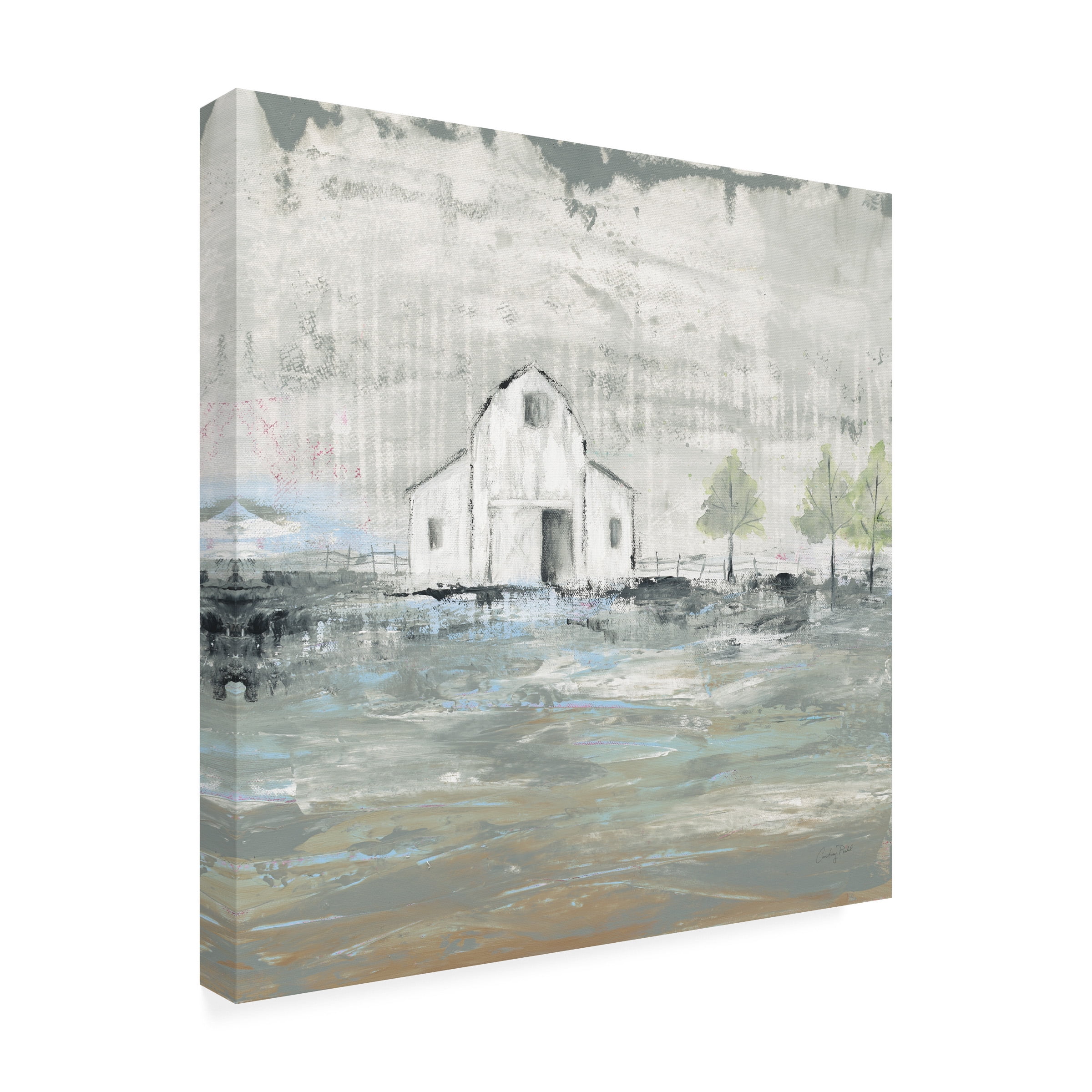 Courtney Prahl 'Iowa Barn I' Canvas Art