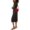 thumbnail image 4 of Persaman New York #1059 Leather Crossbody, Red, 4 of 4