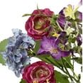 thumbnail image 3 of Nearly Natural Spring Mixed Flower Artificial Flowers with Vase, 3 of 3