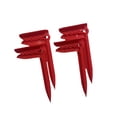 thumbnail image 1 of 4 piezas de estacas de playa para vacaciones, soportes para mantas de picnic, abrazaderas para toallas, esenciales rojo, 1 of 8