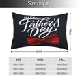 thumbnail image 4 of Disketp Pillow Covers Happy Father'S Day Pattern Throw Pillow Case Cushion Covers,Cushion For Bedroom,Couch,Home-20"X30", 4 of 9