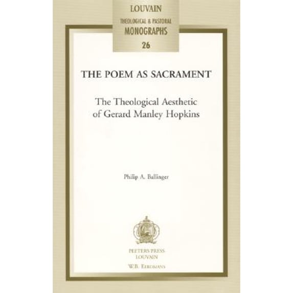 Pre-Owned The Poem as Sacrament (Paperback) 0802847374 9780802847379