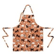 thumbnail image 2 of Halloween Cat Apron-Garden Aprons for Women with Pockets-Cotton Linen Waterproof Kitchen Cooking Gardening Aprons Adjustable for Kitchen,Cooking,BBQ and Salon 32"x27", 2 of 7