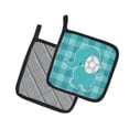 thumbnail image 2 of Caroline's Treasures Striped Elephant Pair of Pot Holders, 2 of 2