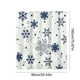 thumbnail image 3 of CaiYueKe Winter Shower Curtains for Bathroom Snowflake Shower Curtain Christmas Bathroom Decor Winter Holiday Washable Durable Fabric Bathroom Curtains 71x35.4 Inch, 3 of 7