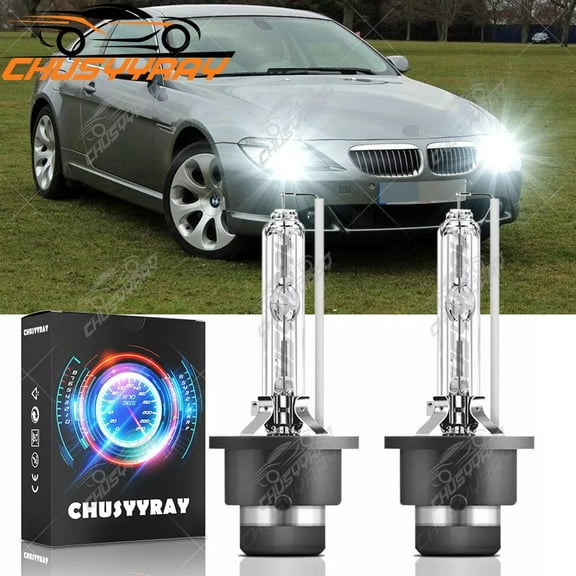 HID Xenon Headlight Bulbs fit for BMW 645Ci 2004 2005 Low Beam 6000K White 2 Pack