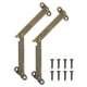 thumbnail image 1 of 2 piezas de bisagras de soporte de tapa plegable de 3.2", bisagra levantable con tornillos, bronce, 1 of 7