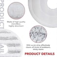 thumbnail image 4 of 2Pcs Mop Head Replacement for Vileda Spin and Clean Mop, 9.25 Inch Washable and Reusable Microfiber Mop Pads Compatible with Vileda Spin Mop and Bucke, 4 of 5