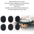 thumbnail image 3 of Drum Dampener, Volume Reduction, 6Pcs Silicone Soft Gel Pads For Home Practice, 3 of 8