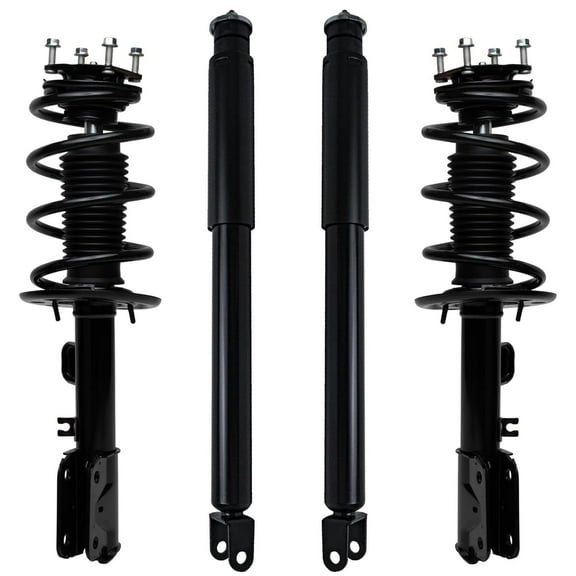 Detroit Axle - AWD 3.5L Front Struts w/Coil Springs Rear Shock Absorbers for 2011-2013 Ford Explorer