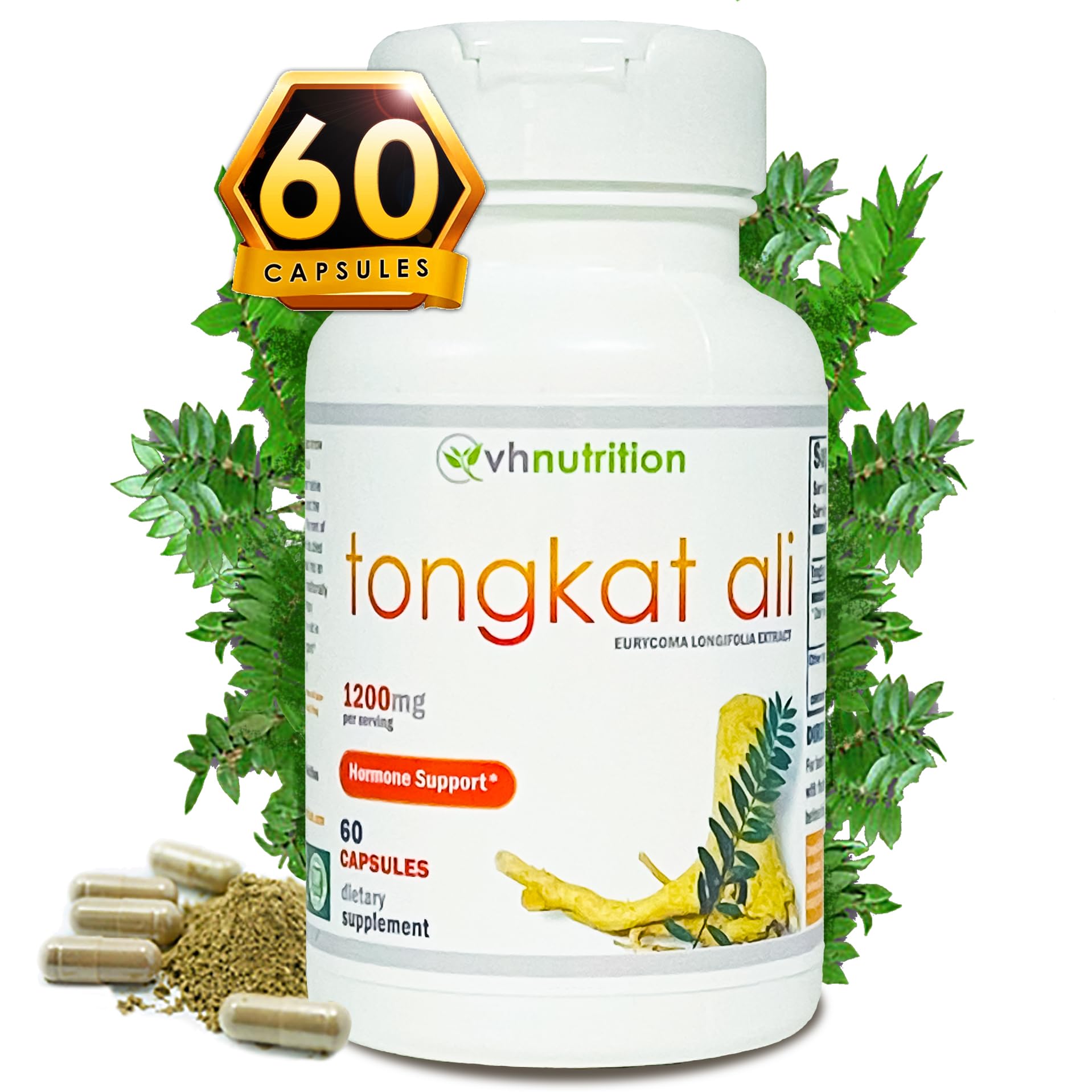 VH Nutrition TONGKAT ALI for Men Extra Strength Mens Support