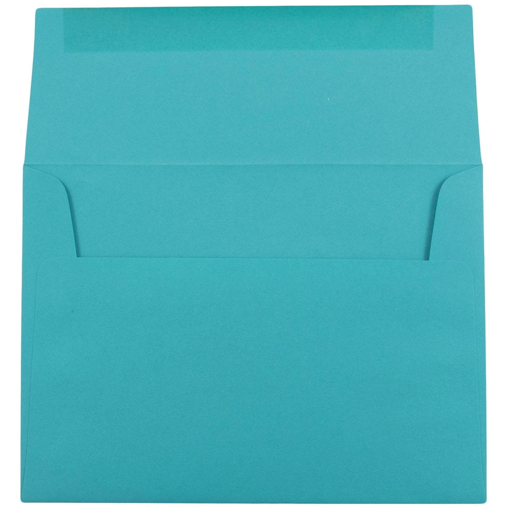 JAM Paper A6 Envelopes, 4 3/4 x 6 1/2, Sea Blue, 1000/Carton