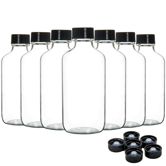 Youngever 16 Bouteilles en Verre Vides avec Couvercles, Conteneur Rechargeable de 4 Onces pour Huiles Essentielles et Plus YE431.166