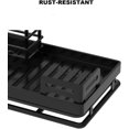 thumbnail image 5 of Sink Caddy Sponge Holder, Multifunctional Drying Basket Rack, Brush Holder Sink Candy Soap Holder for Kitchen RV Camper (Black), 5 of 5
