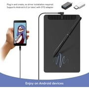 VEIKK VK1060PRO Drawing Tablet 10x6 inch with 2 Scroll Wheels,6 Hot Keys for Window Mac Linux