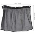 thumbnail image 2 of 1 Pair/Set Anti-UV Sun Shade Car Rear Side Window Curtain Car Mesh Cotton Sun Protection Curtains with Suction Cups, 2 of 7