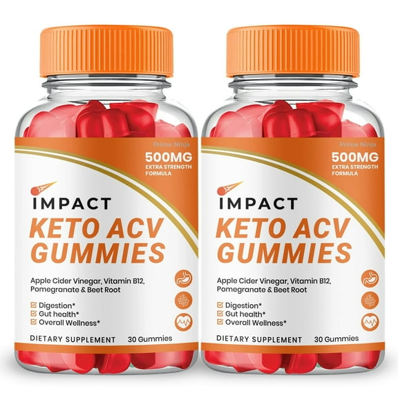 (2 Pack) Impact Keto ACV Gummies